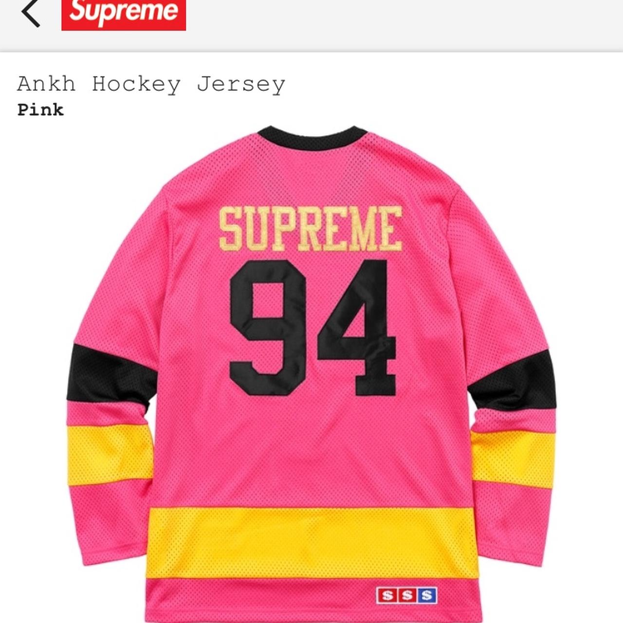 Supreme Ankh Hockey Jersey, authentic new rare hard to find size XL