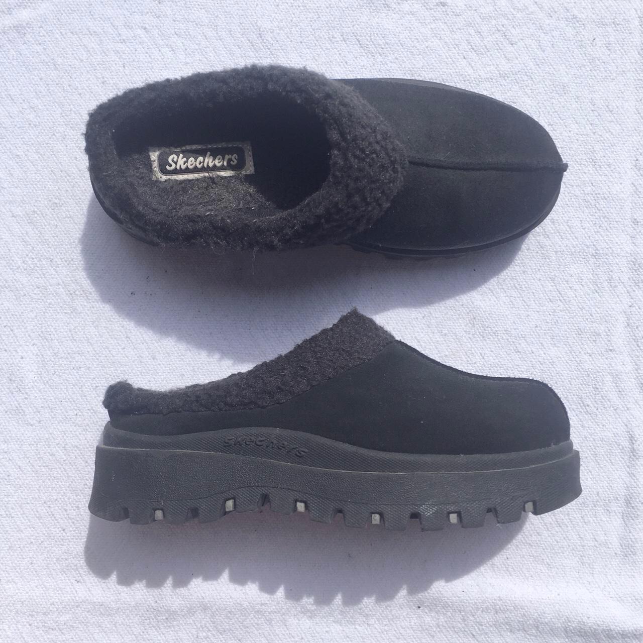 skechers platform clogs