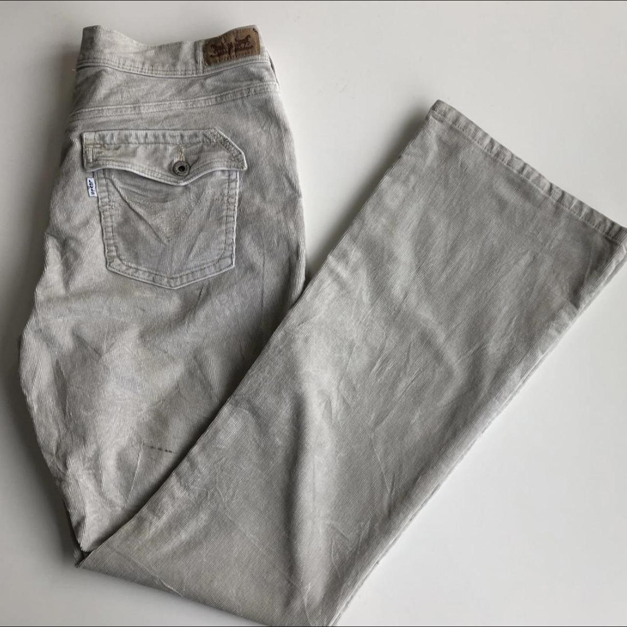 cream levi's corduroy jeans