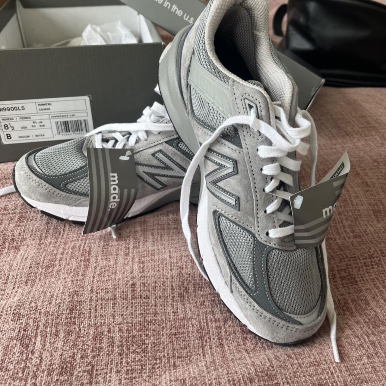 New Balance Women's Grey Trainers | Depop