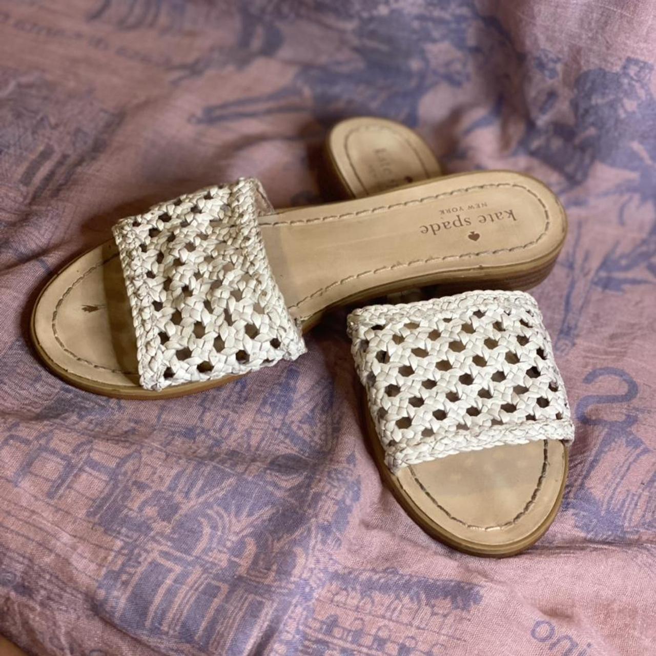 Kate Spade New York Women's White Sandals Depop