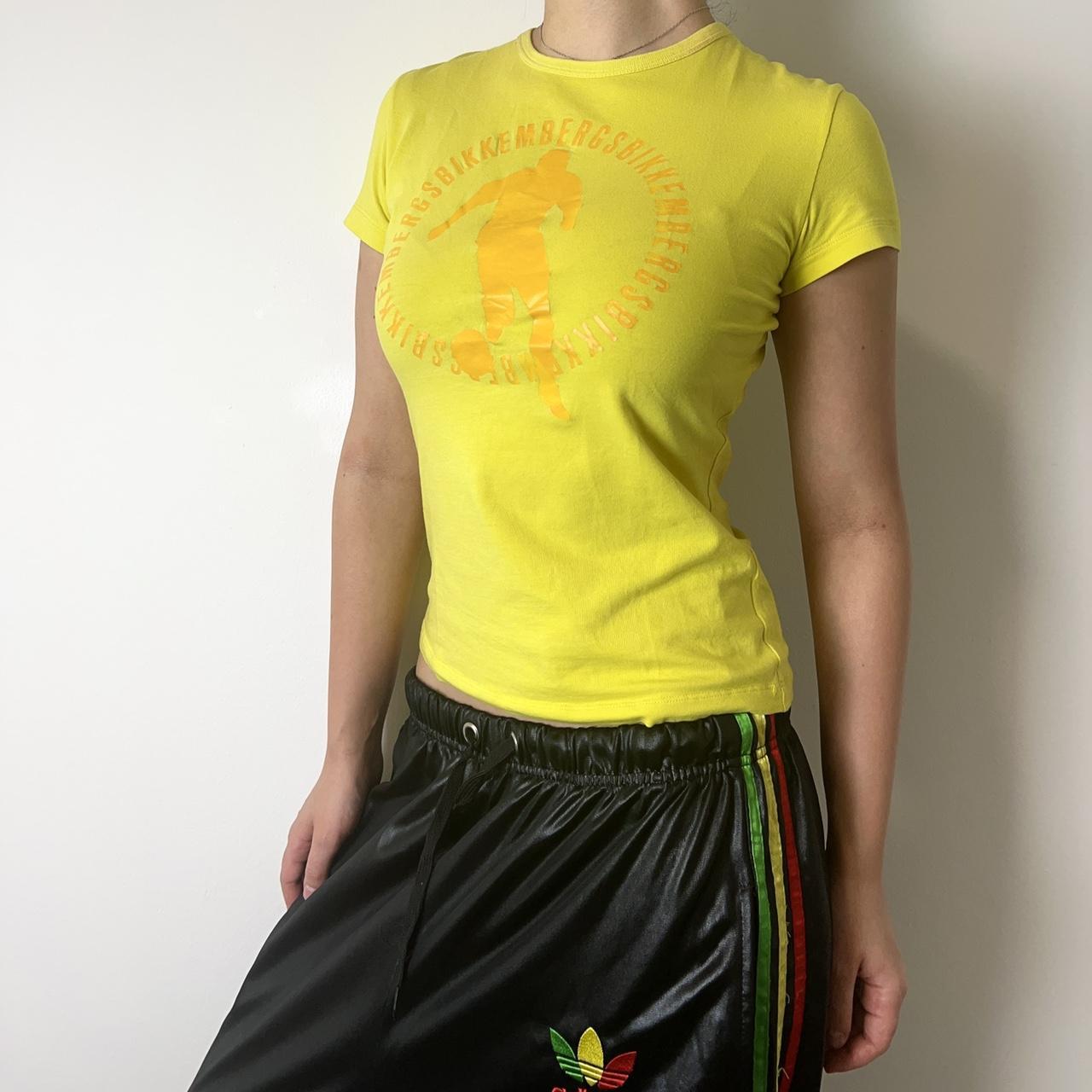 Bikkembergs Women's Yellow T-shirt (2)