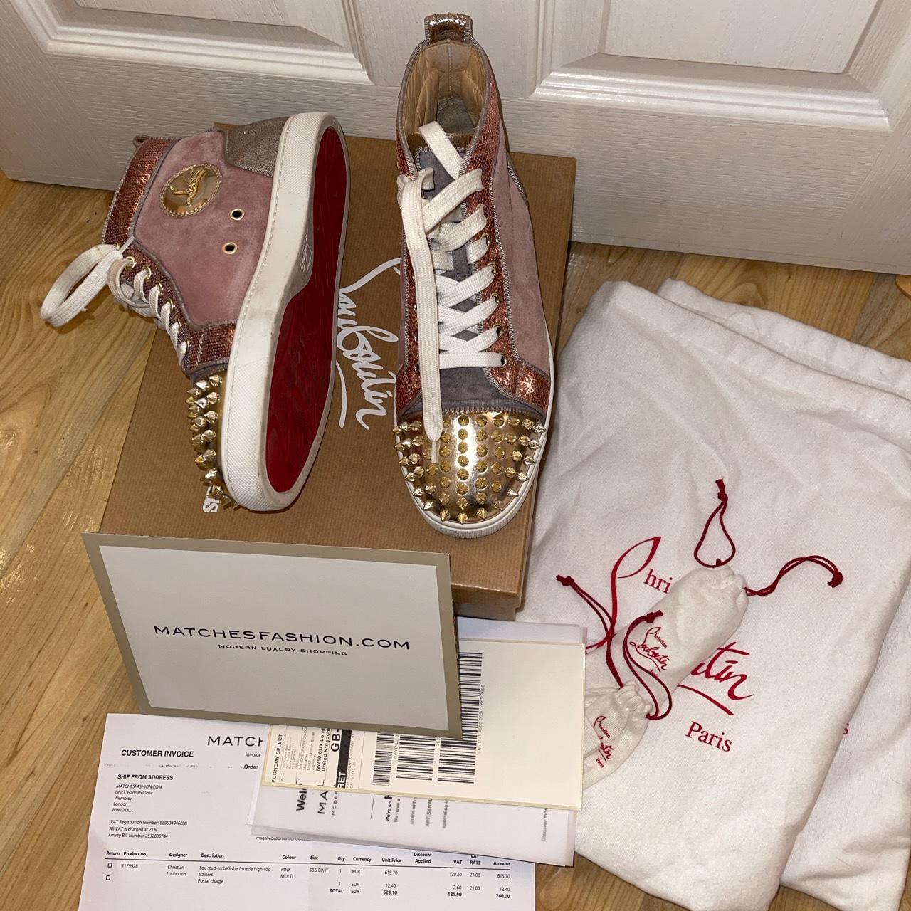 christian louboutin female trainers