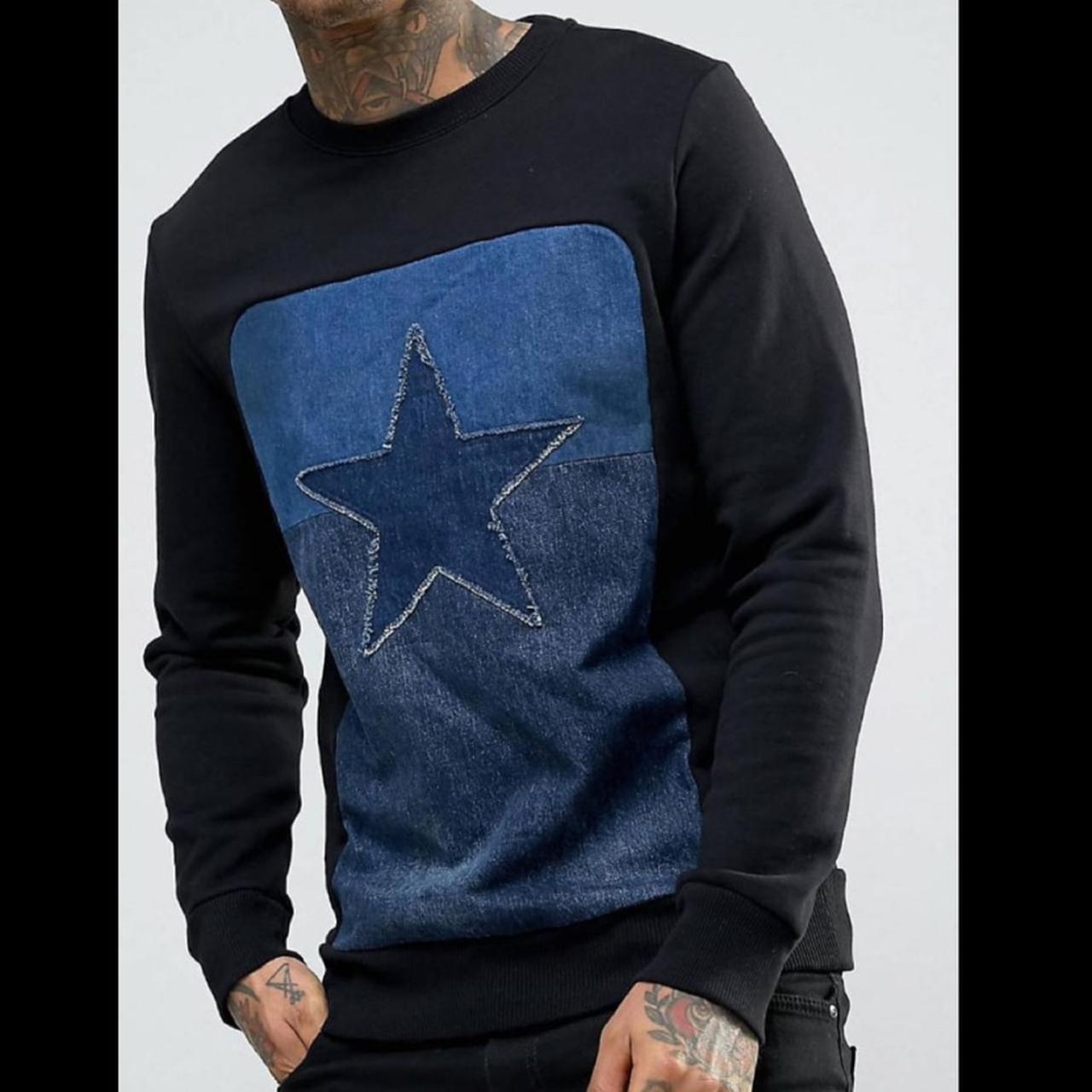 Diesel star sweatshirt hotsell