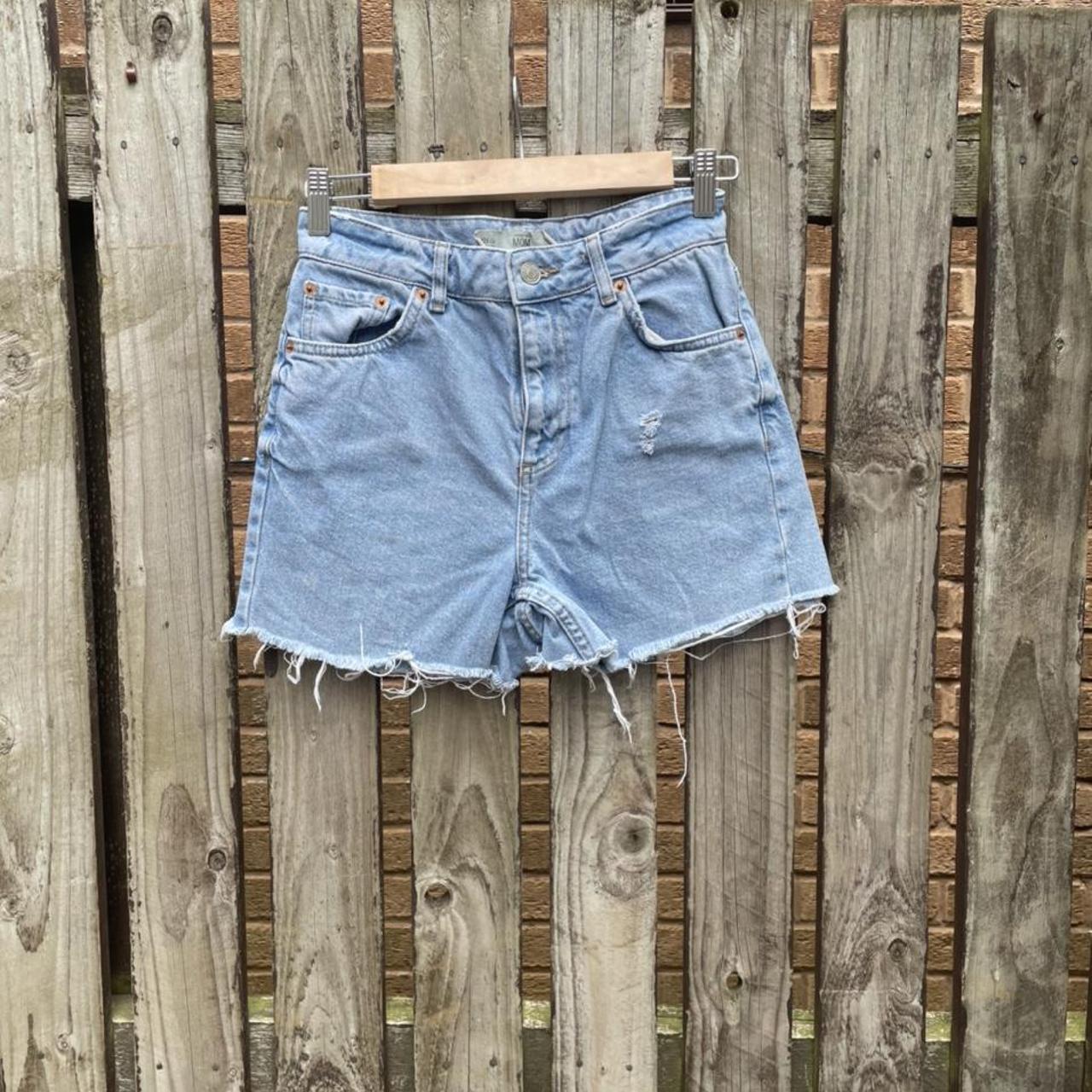 Topshop best sale mom shorts