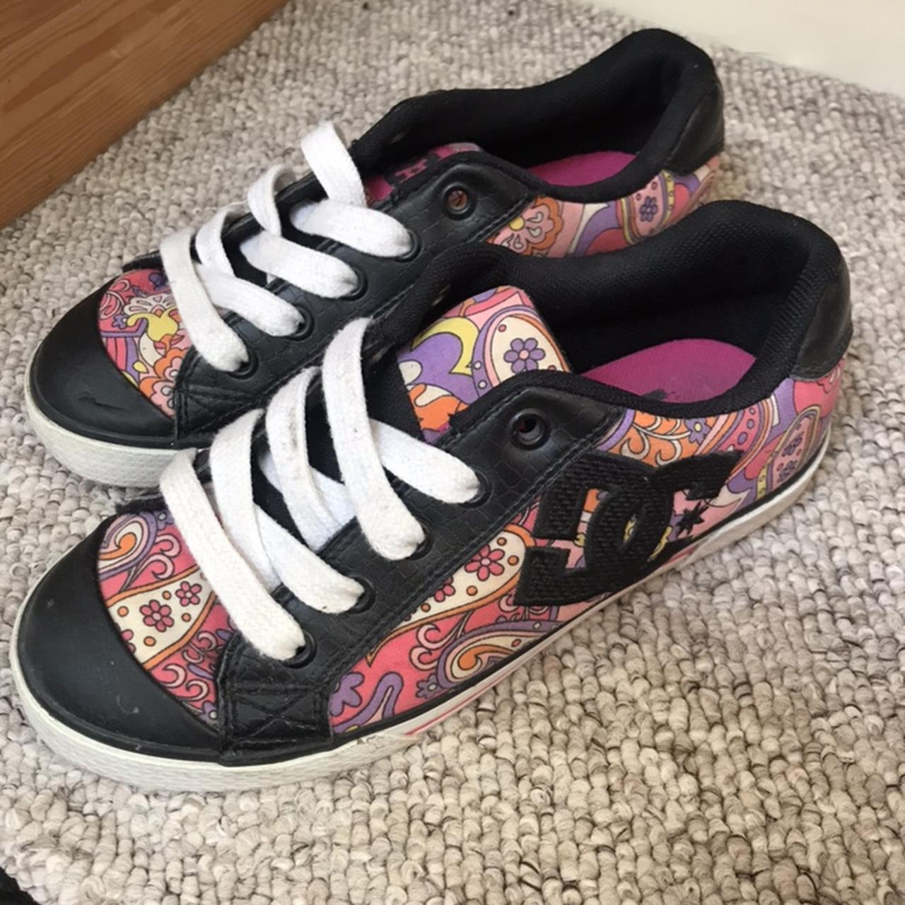 DC Shoes Women's Pink and Purple Trainers | Depop