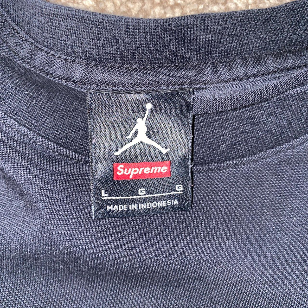 Genuine Supreme X Jordan T Shirt Size L Perfect... - Depop