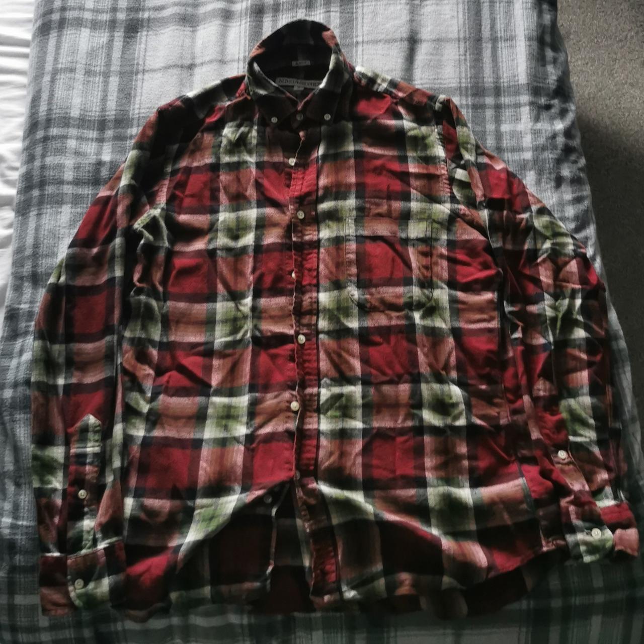 Individualized Shirts. Checked pattern. Slim fit.... - Depop