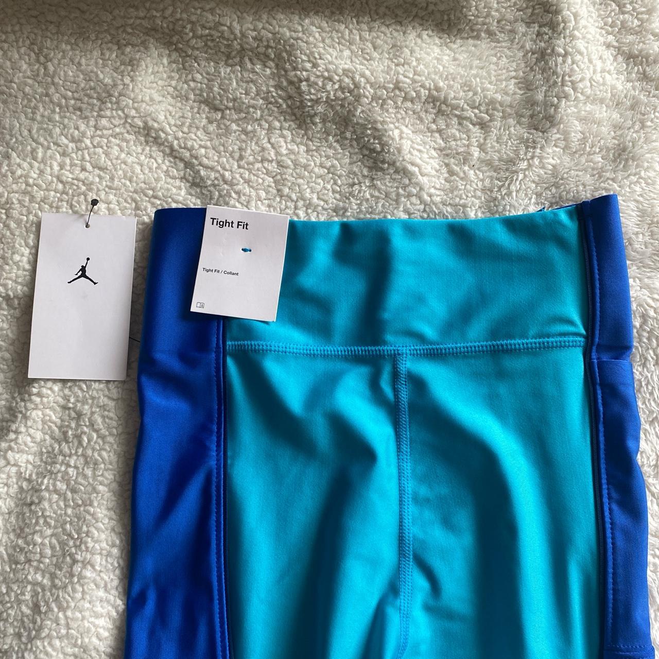 Jordan Women's Essential Shorts XS / Blue Lagoon Depop