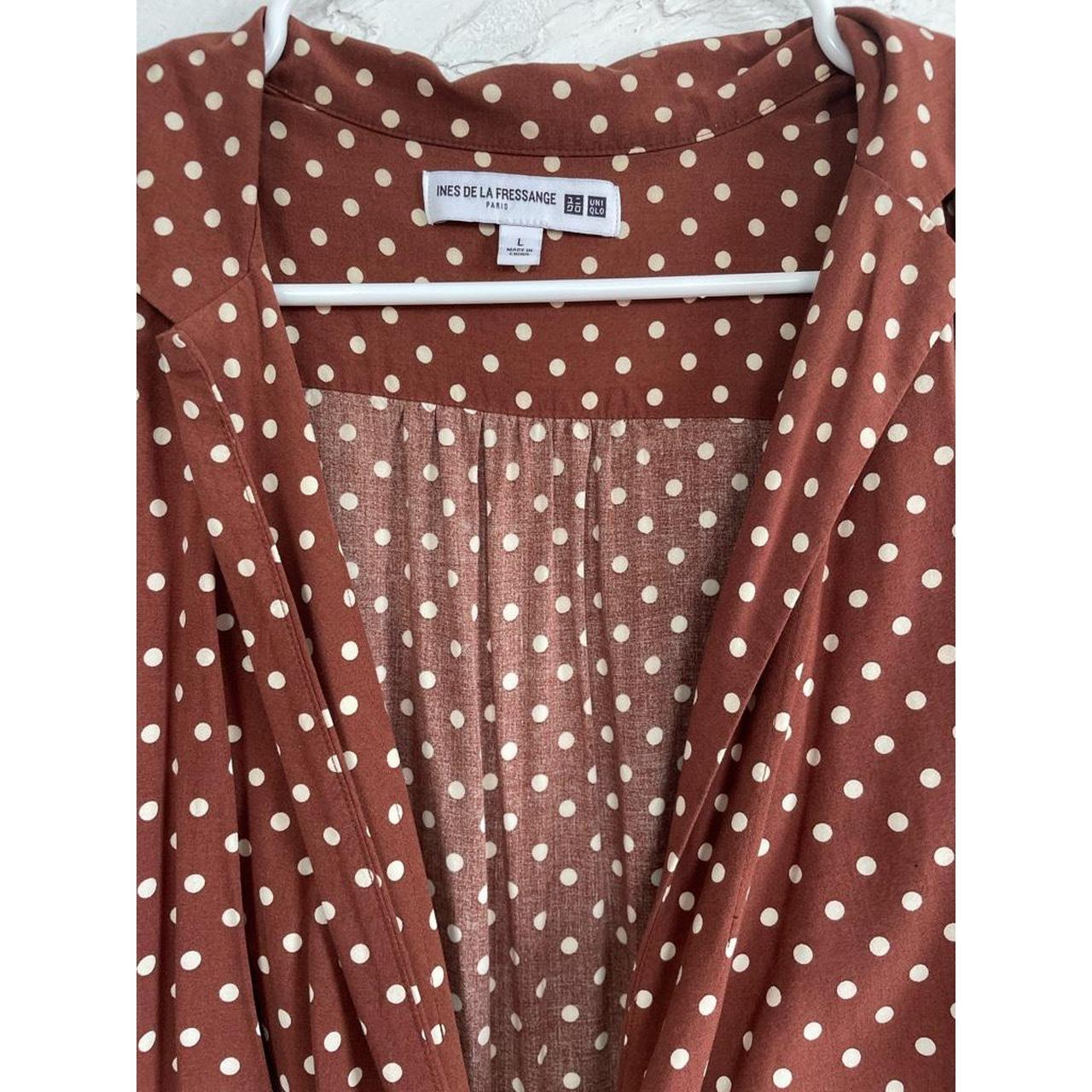 Polka dot dress from Uniqlo’s Ines de