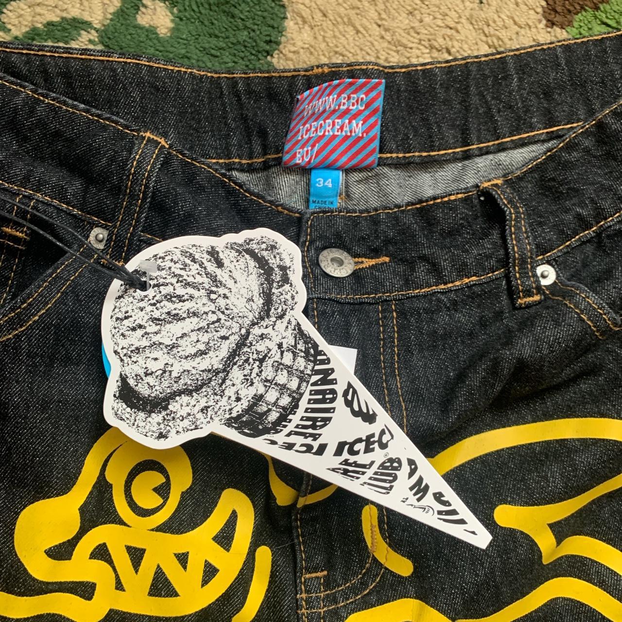 BILLIONAIRE ビリオネアボーイズクラブ BBC ストレート デニムパンツ S