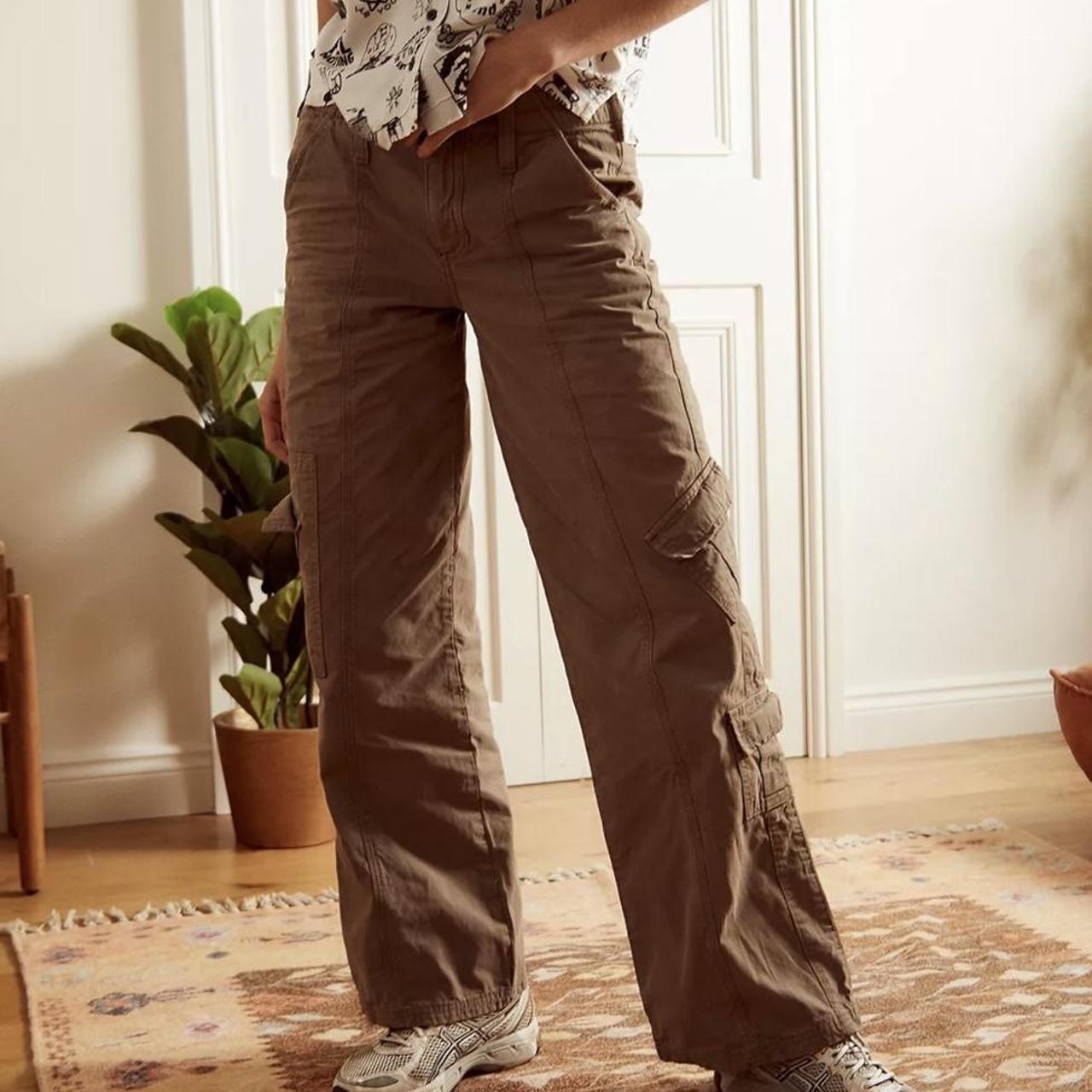 bdg khaki cargo pants