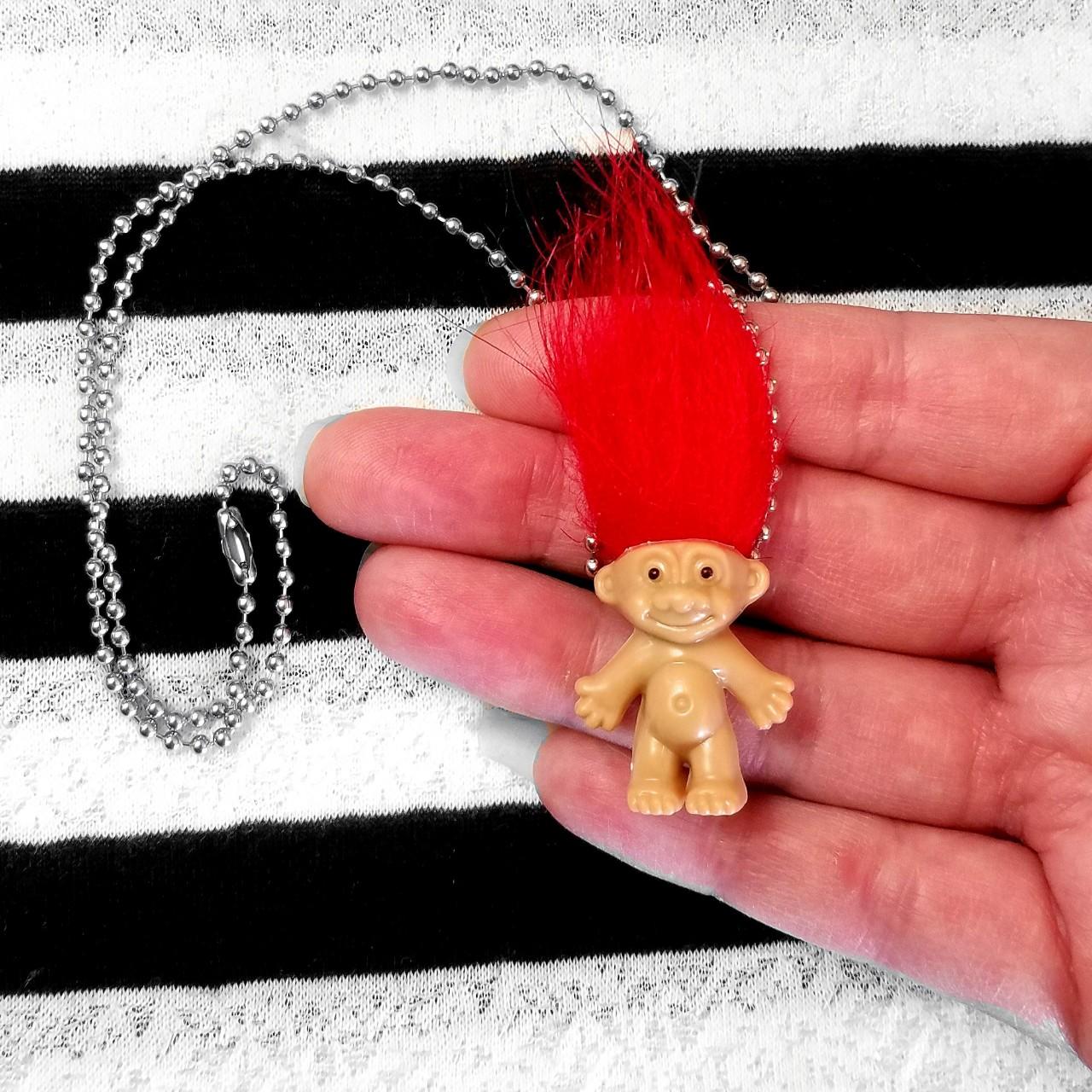 Troll deals doll necklace