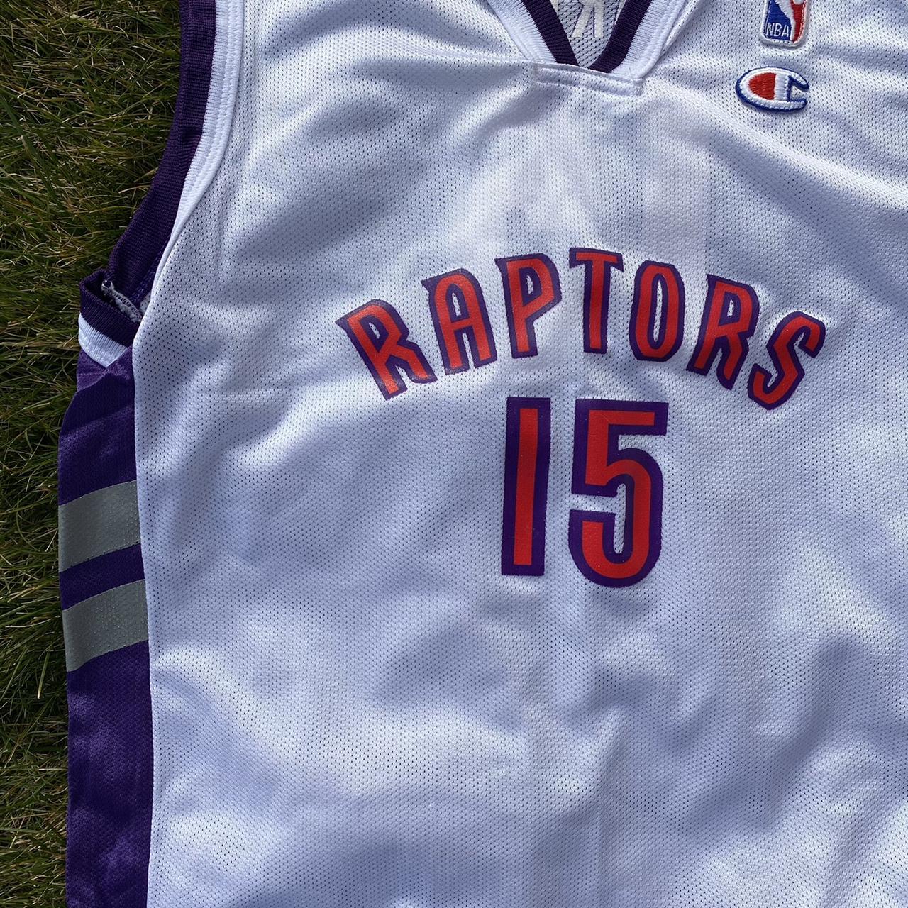 Vintage 90s Toronto Raptors Vince Carter Champion - Depop