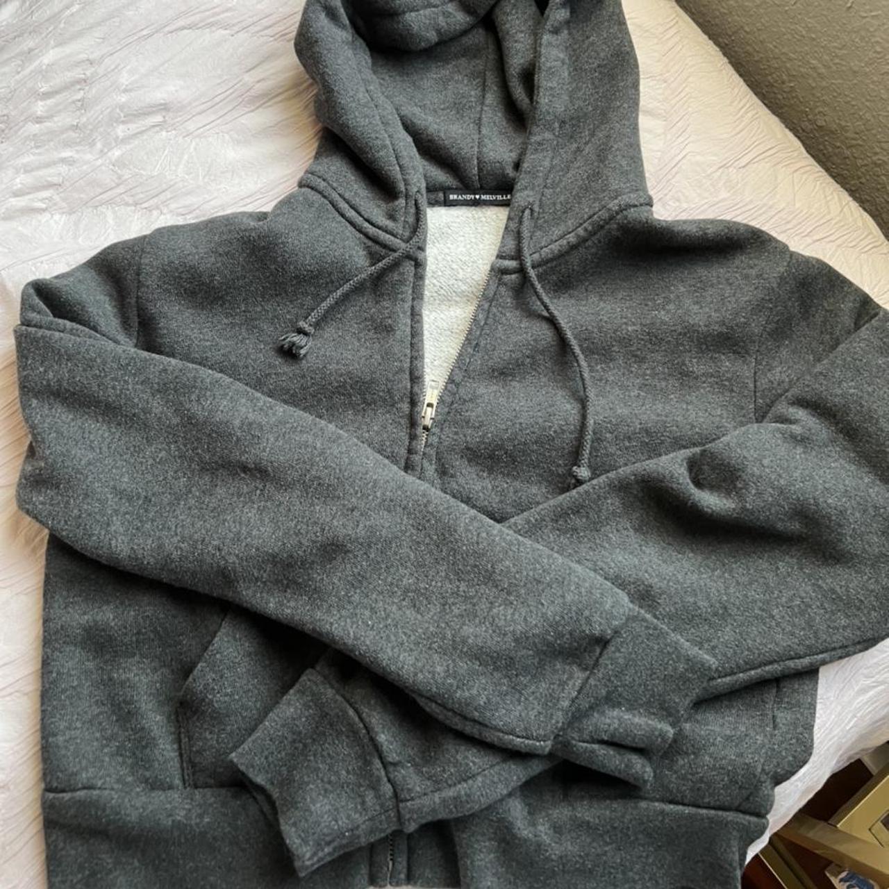 brandy melville crystal moletom com capuz dupe