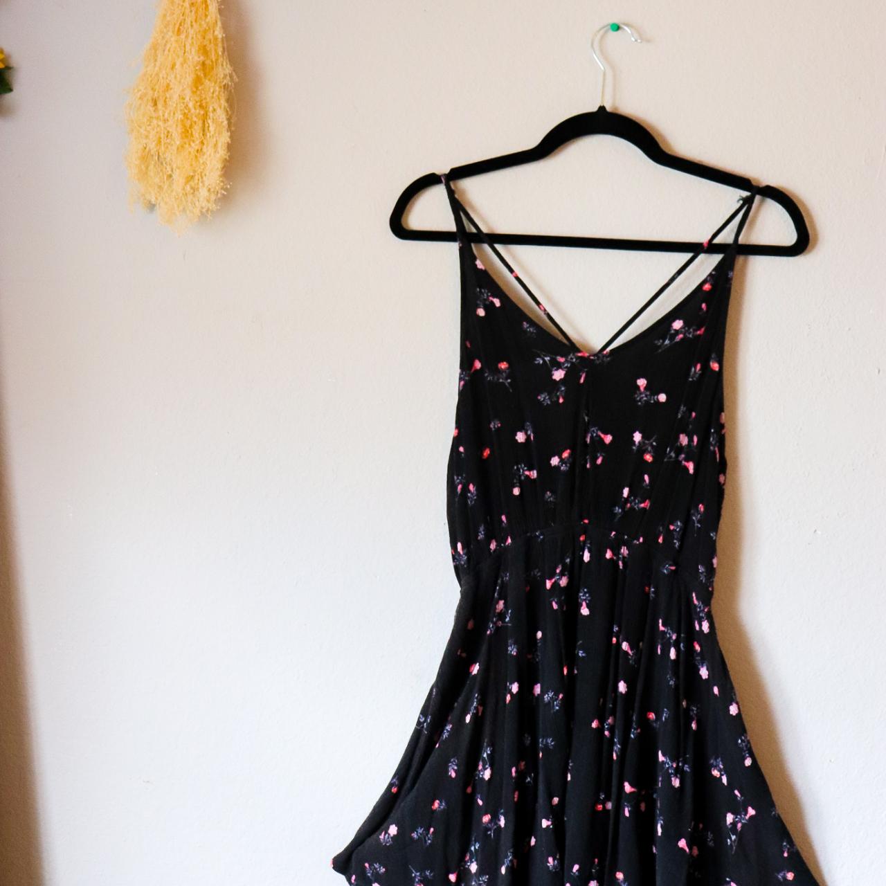 Target Women's Black and Pink Dress Depop