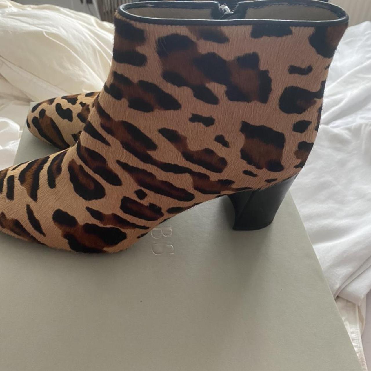 Hobbs leopard print boots hotsell