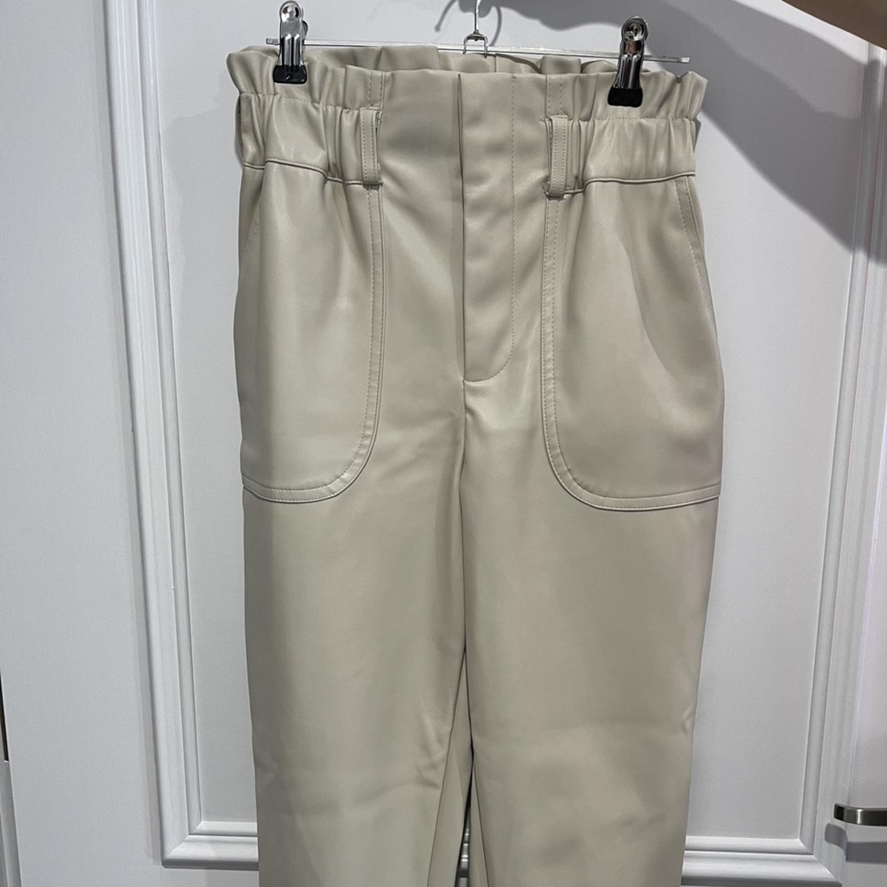 Primark Women's Cream Trousers Depop