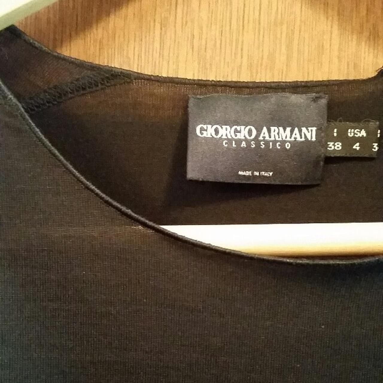 Armani Women's Black T-shirt (3)