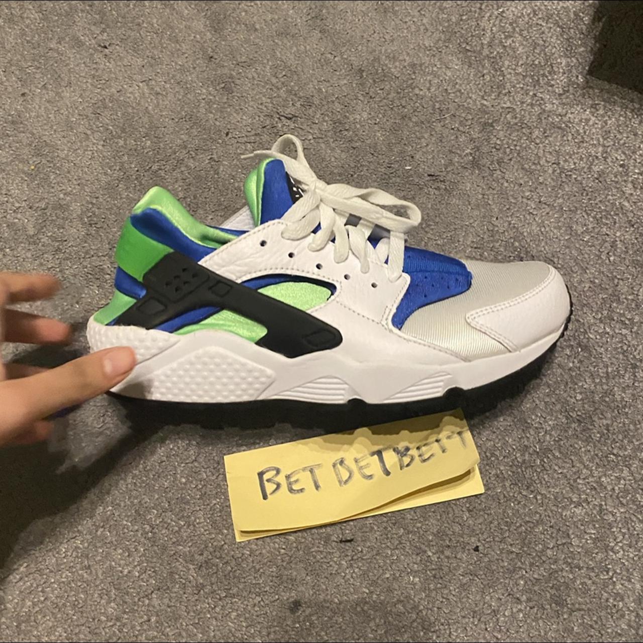 Nike Air Huarache OG Scream Green Worn once great Depop