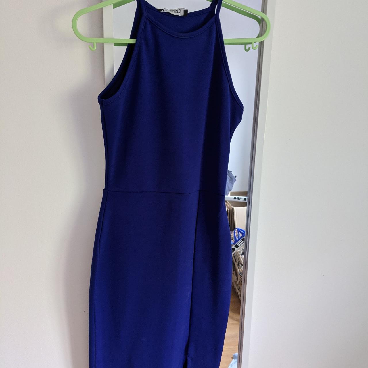 Missguided Women's Blue Dress | Depop