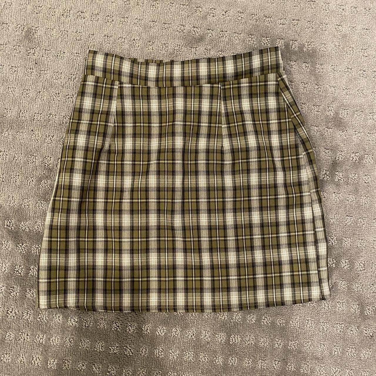 Product Image 1 - 🌿 Yesstyle Green Plaid Skirt