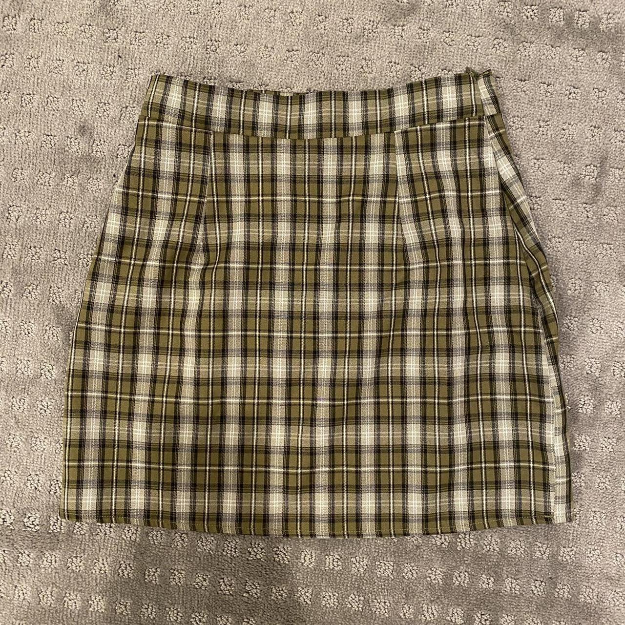 Product Image 2 - 🌿 Yesstyle Green Plaid Skirt