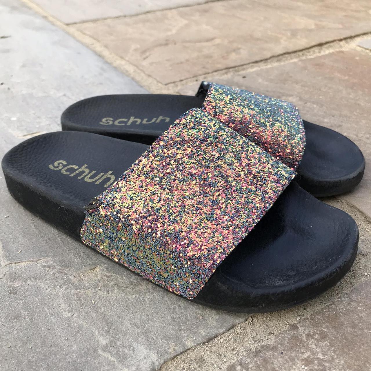 schuh fluffy sliders