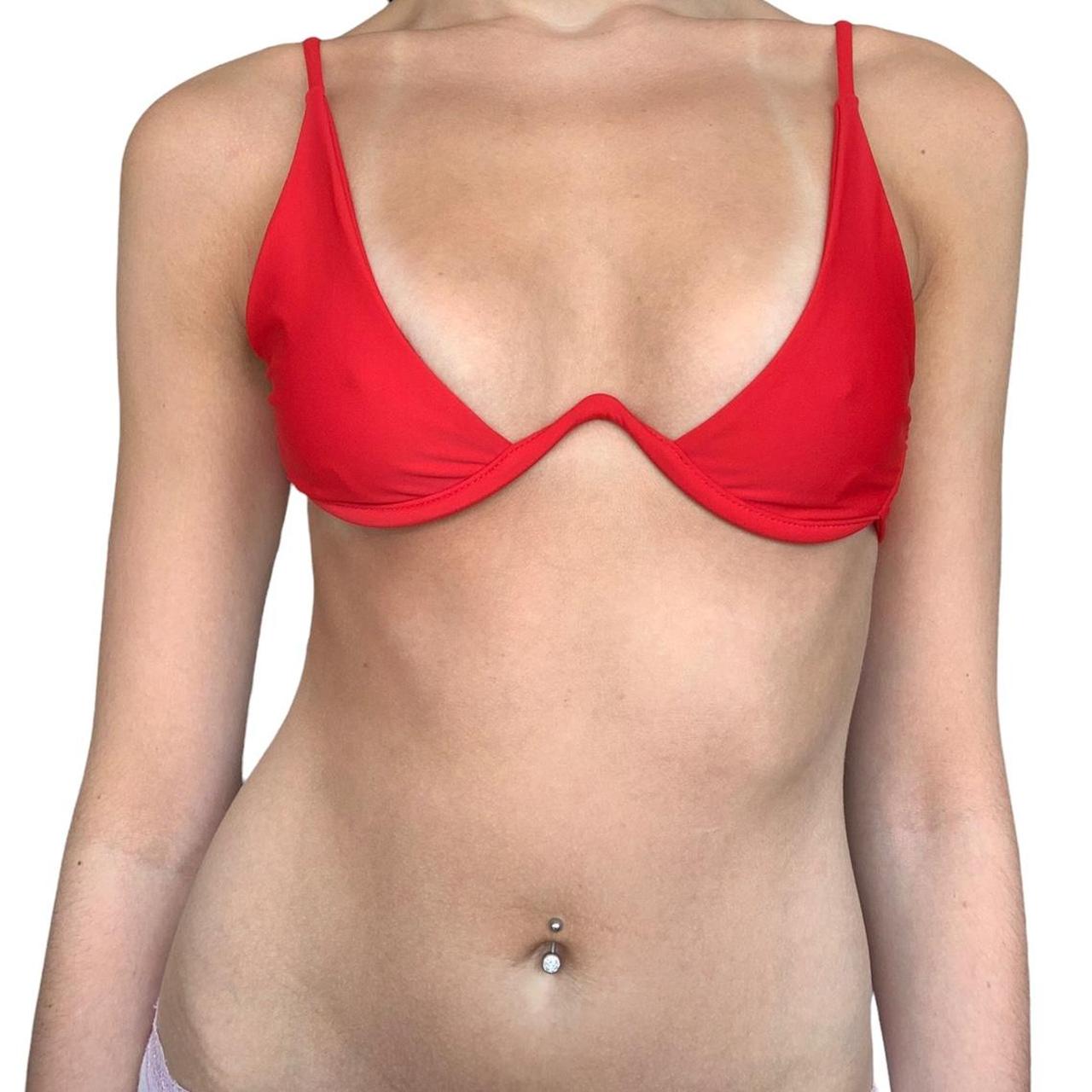 red-underwire-bikini-top-size-small-i-m-size-8-10-depop