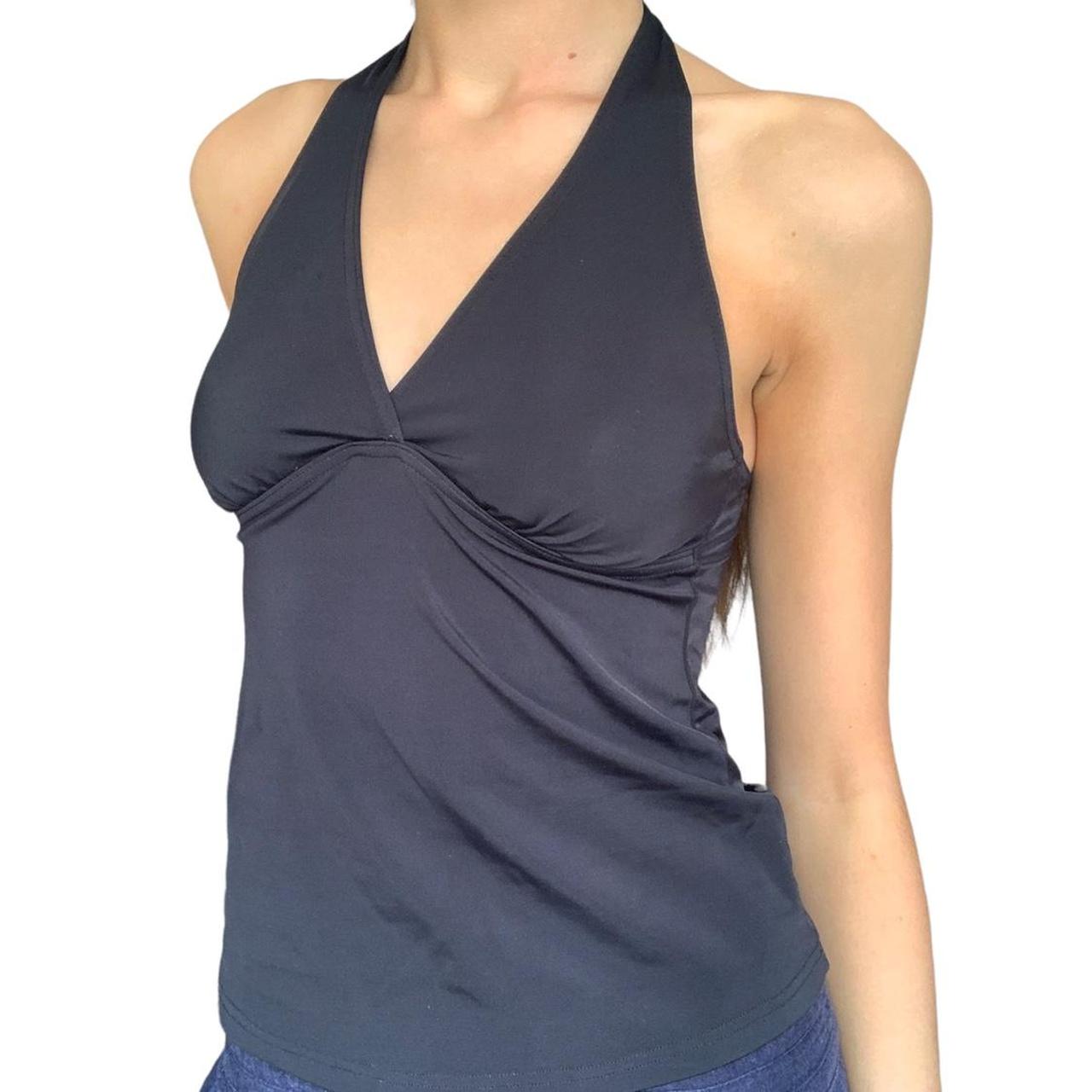 Black halter neck tankini top Not sure on exact... Depop