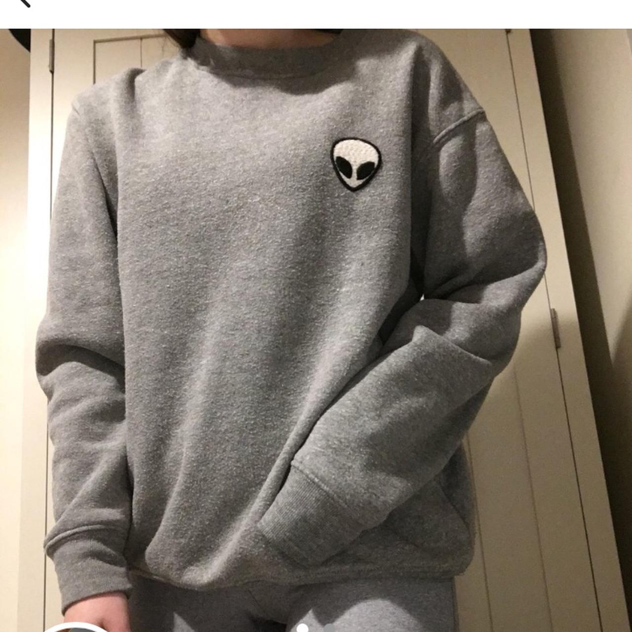 brandy melville alien sweatshirt