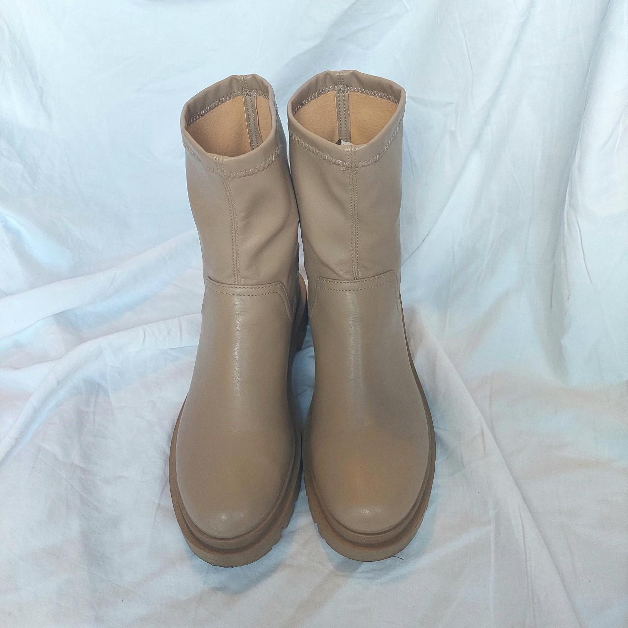 nude beige boots