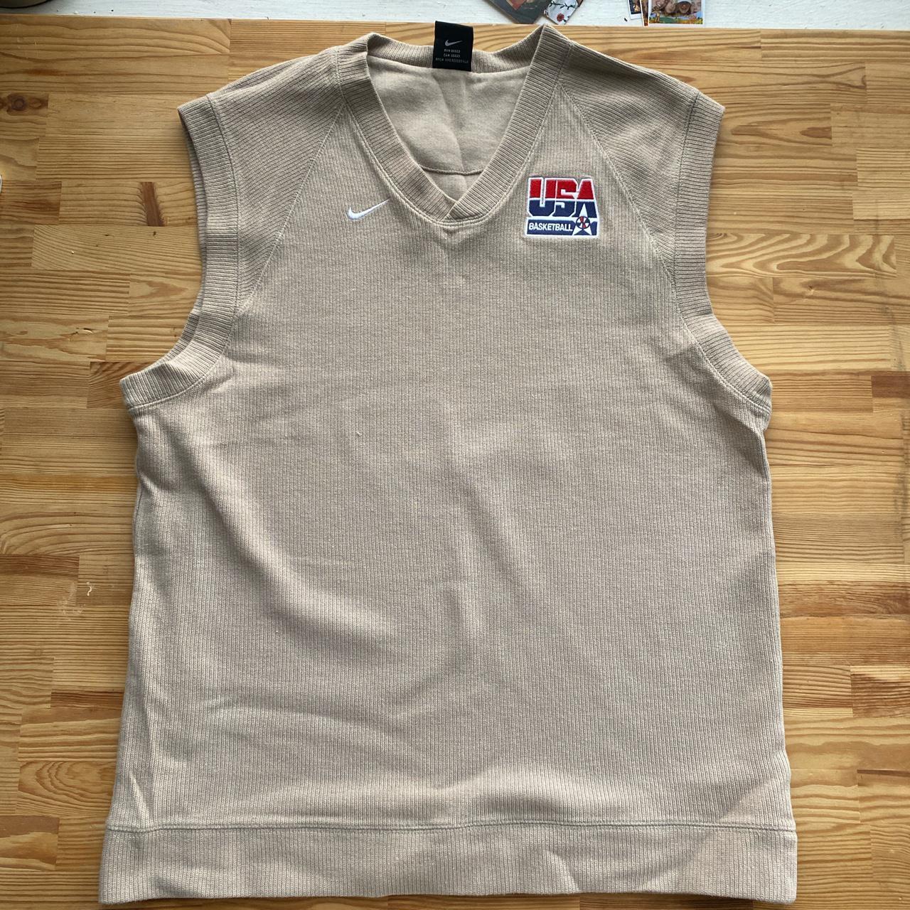 Vintage nike USA basketball sweater vest! soo cute,... Depop