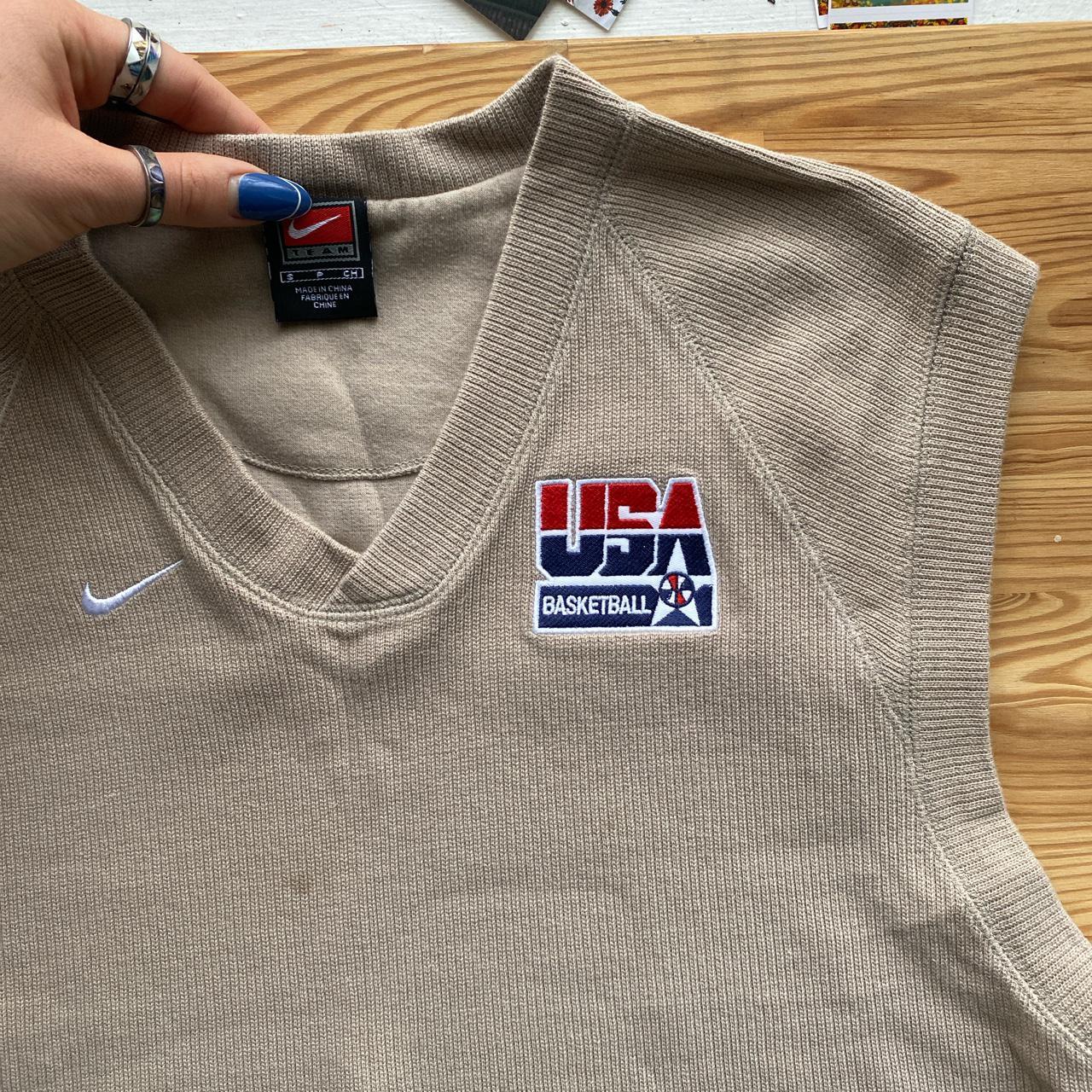 Vintage nike USA basketball sweater vest! soo cute,... Depop