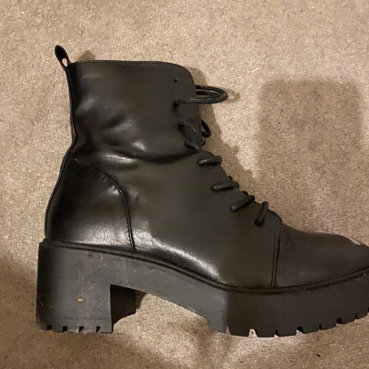 Asos black boots. Slight paint mark on the front of... - Depop