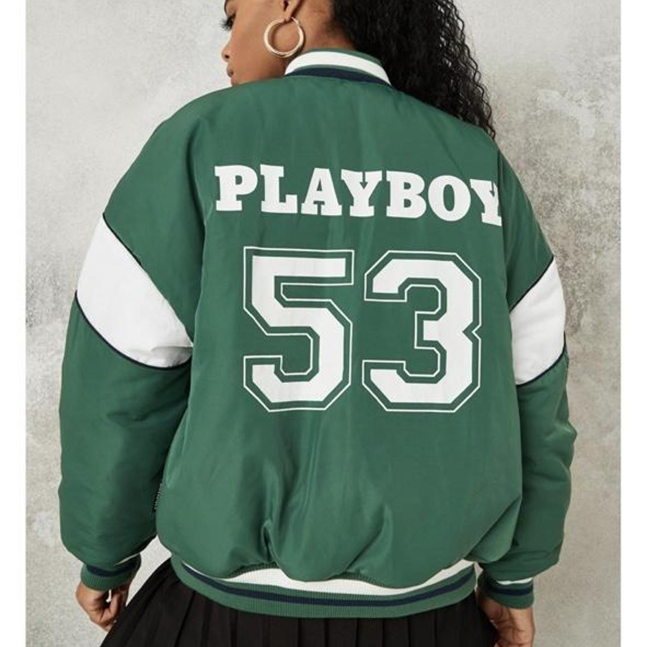 Missguided playboy deals varsity jacket