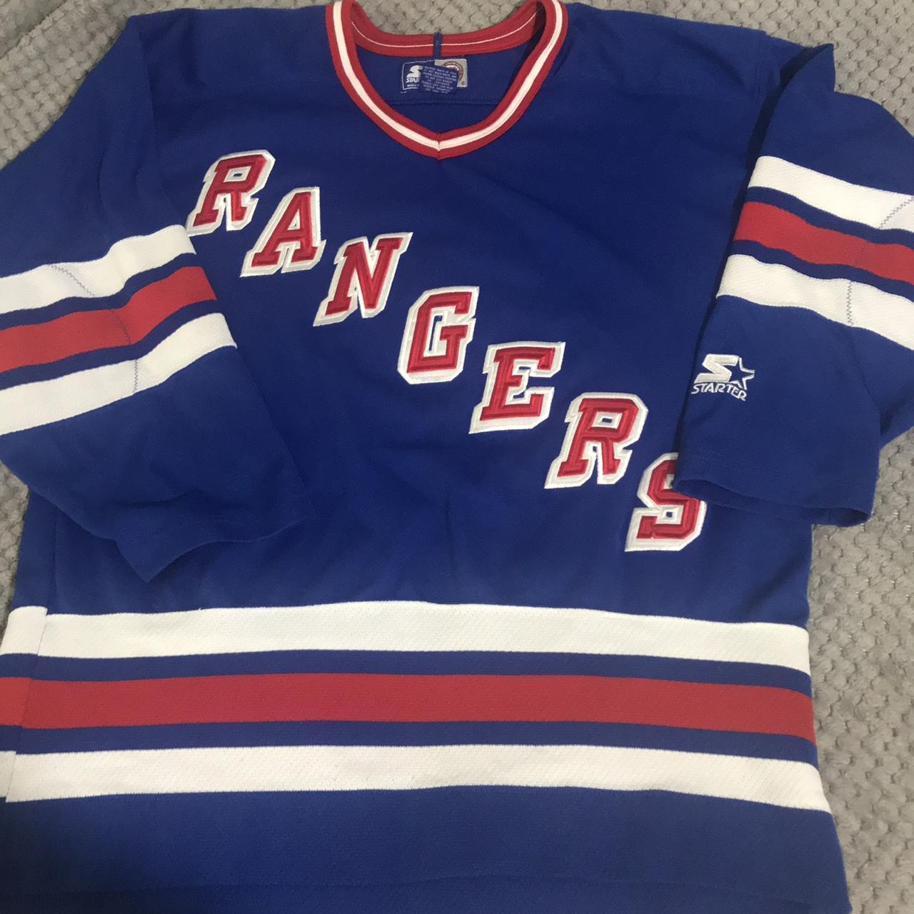 Starter New York Rangers Jersey Size Large, in great... - Depop