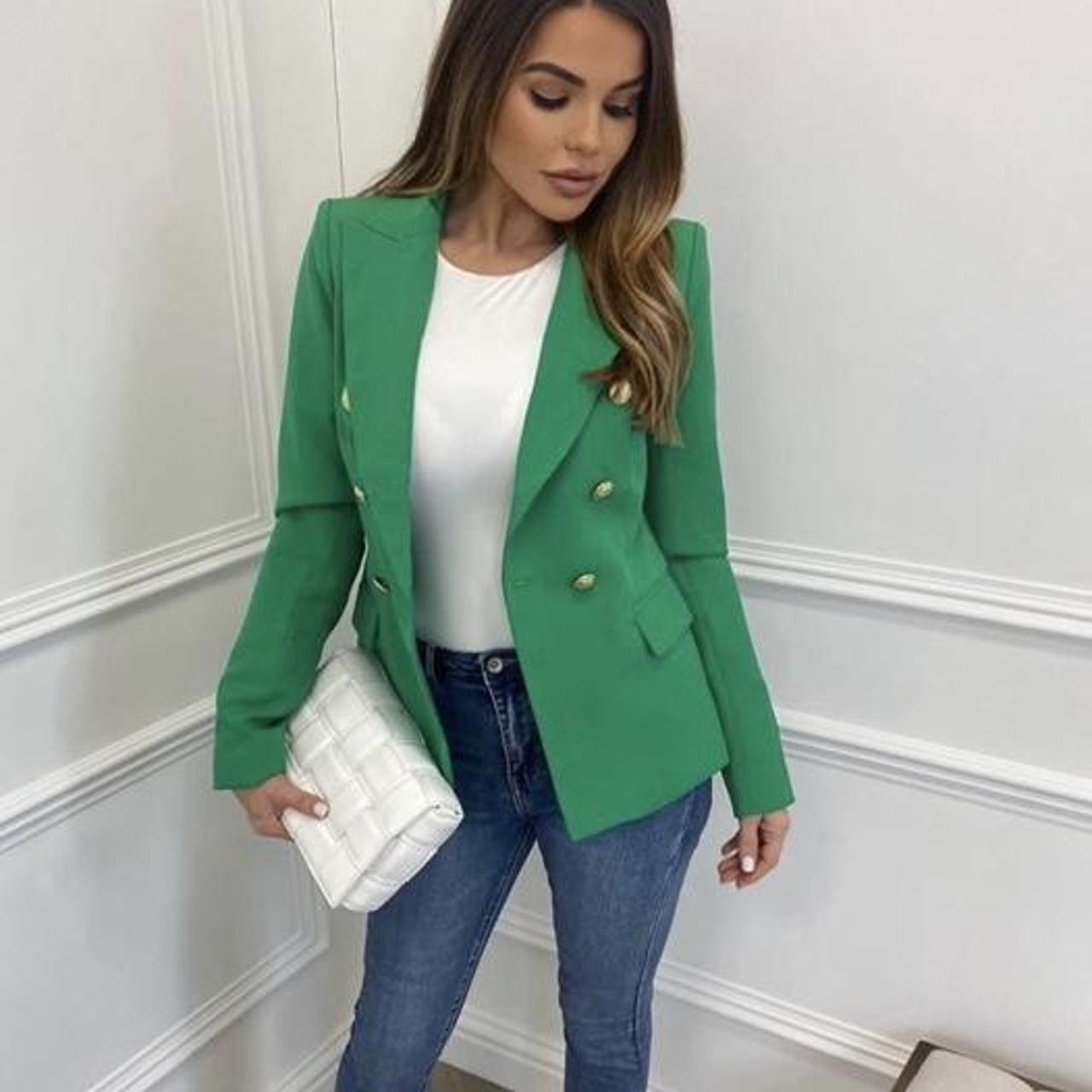 Women's Green Jacket | Depop