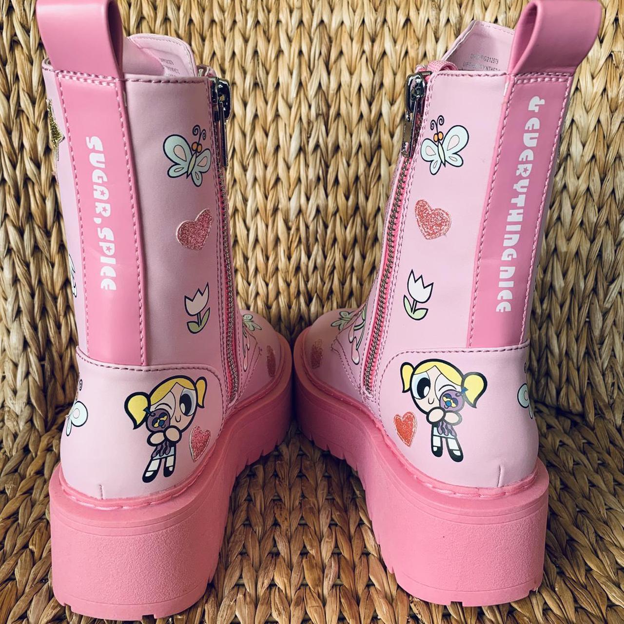 💗New 💥Power Puff Girls x Dolls Kill Combat boots.... Depop