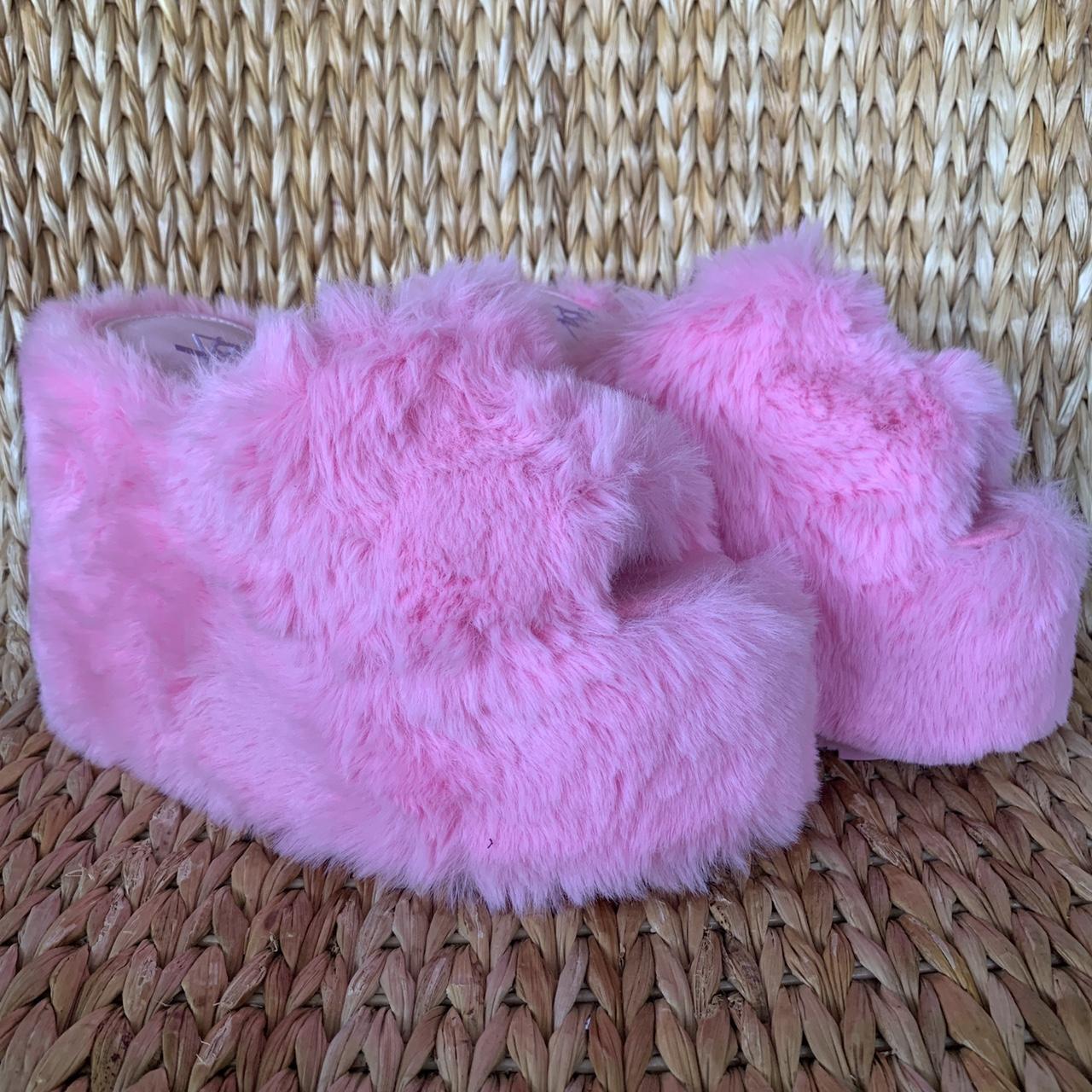 New YRU Gravity Pink platform Slides Mules So sweet... - Depop