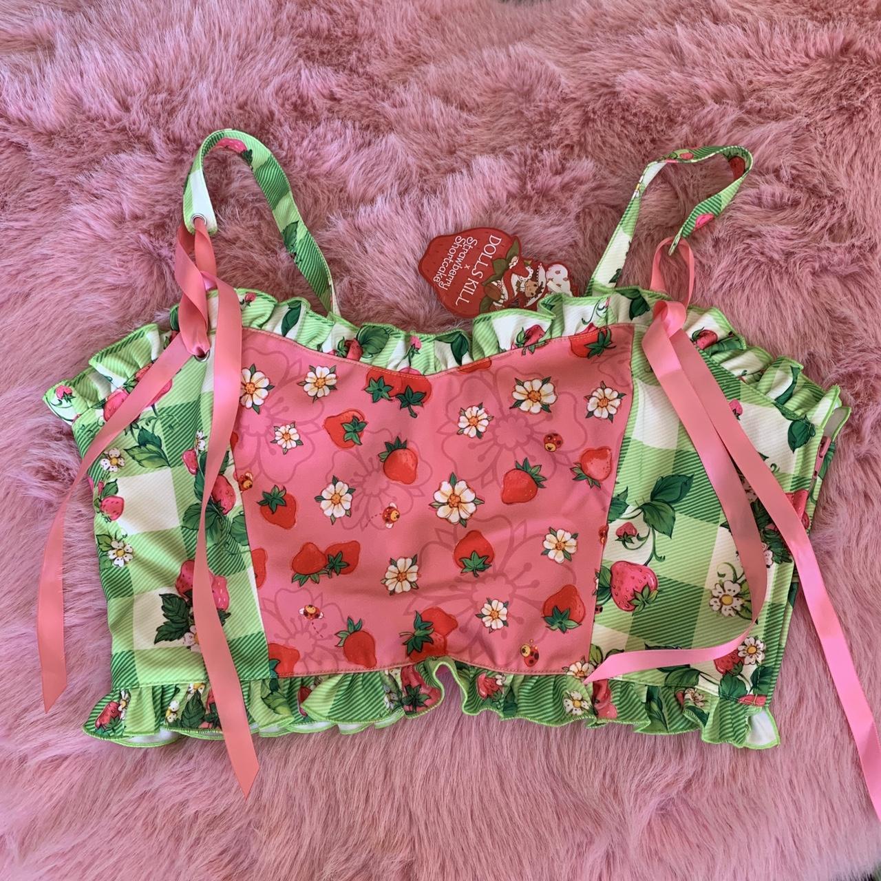 New Strawberry Shortcake x Dolls Kill pink & green