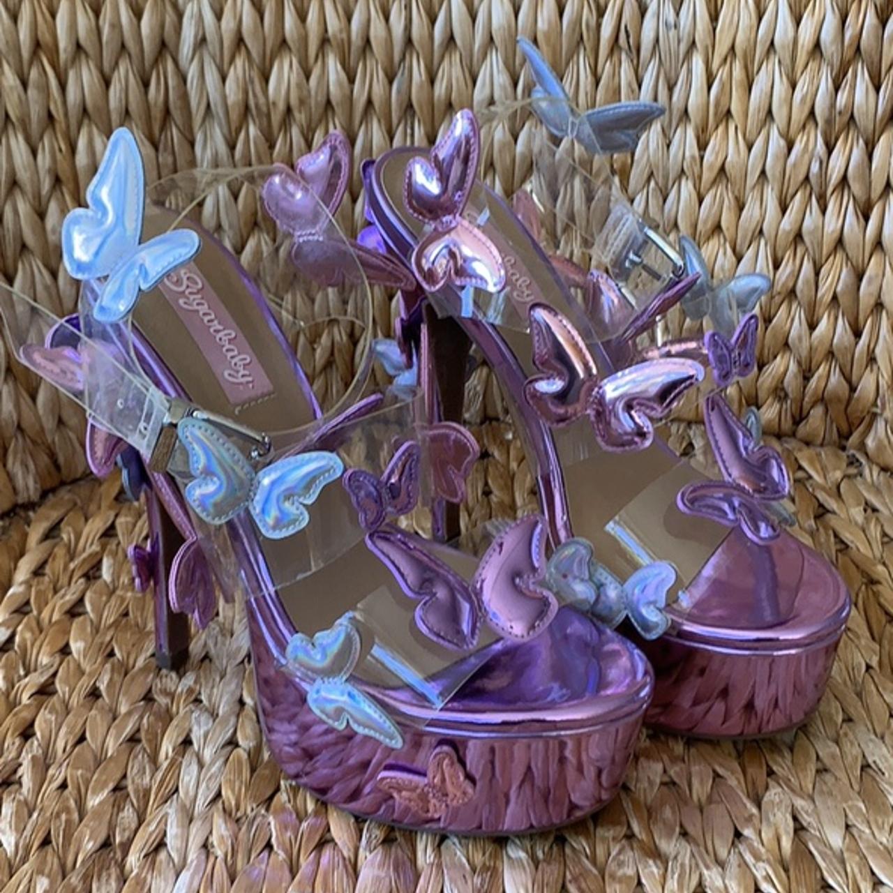 SugarBaby x Dolls Kill Butterfly Platforms 🦋Super... Depop