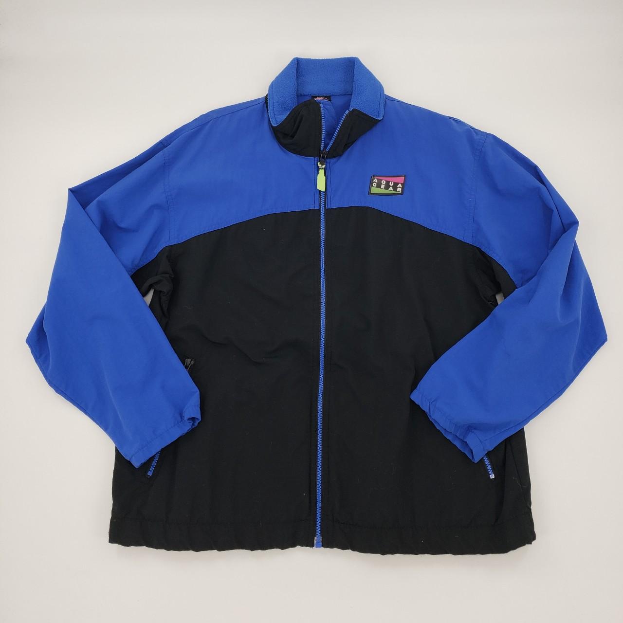 Vintage Nike aqua gear rain jacket Depop