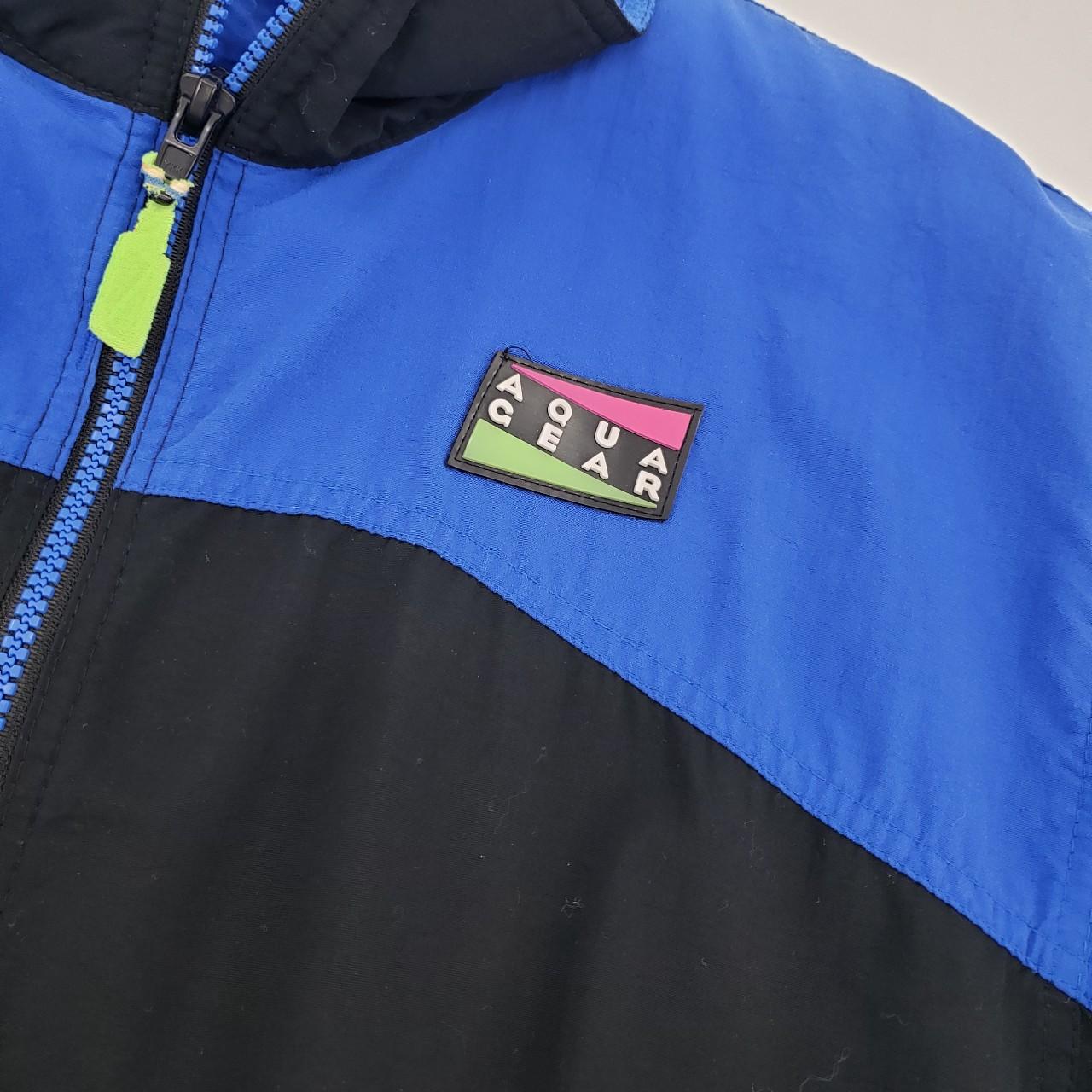 Vintage Nike aqua gear rain jacket Depop