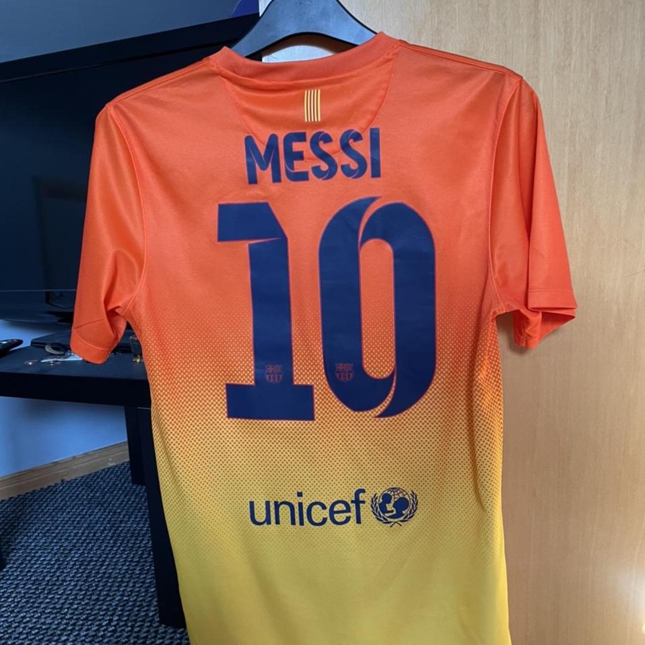 Barcelona 2012-2013 Away shirt jersey Lionel Messi... - Depop