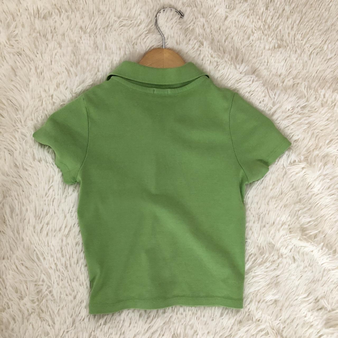 Brandy Melville lime green button up Caroline... Depop