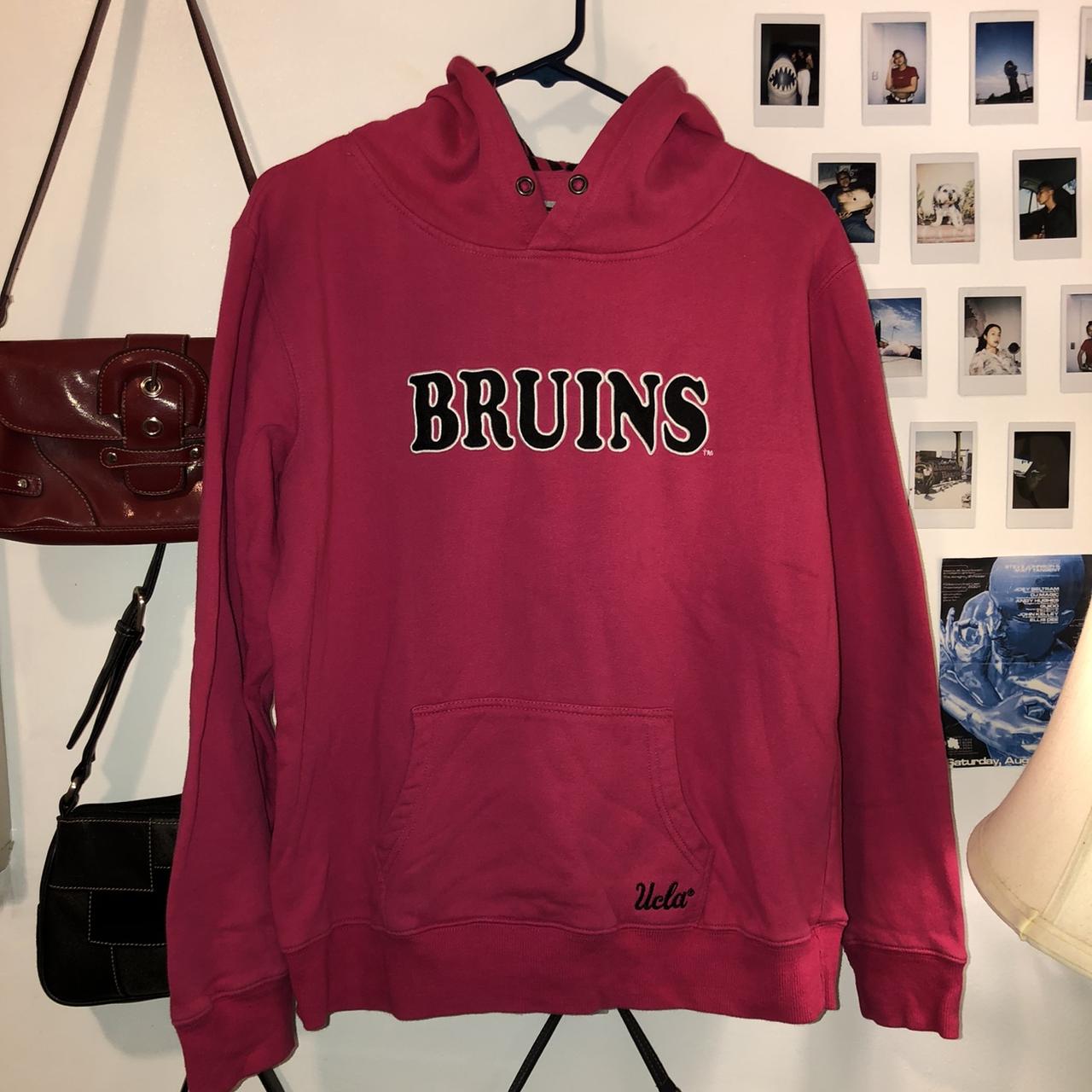 Pretty sick hot pink ucla bruins hoodie. Cheetah... Depop