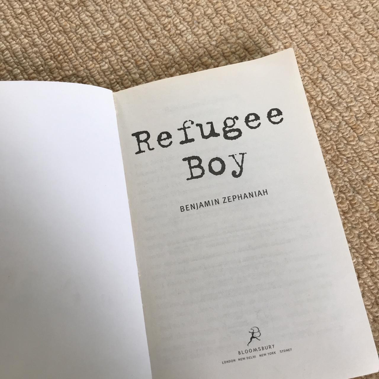 Refugee boy by Benjamin Zephaniah!! An absolutely... - Depop