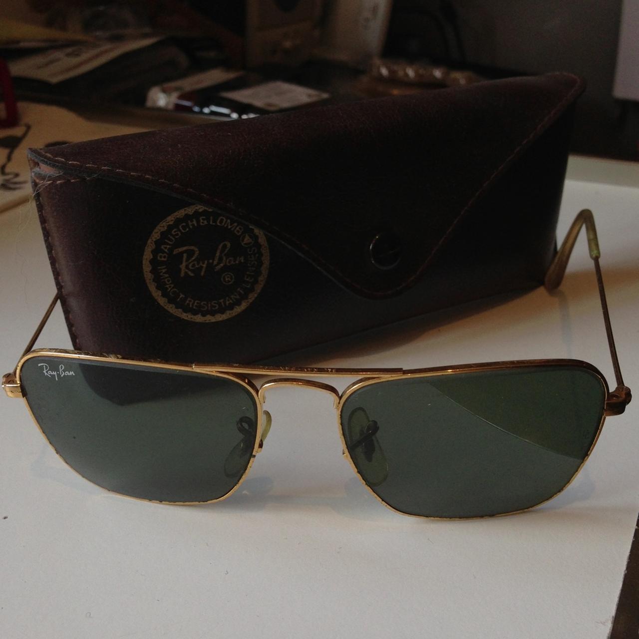 Ray ban caravan lente verde bottiglia originale anni... - Depop