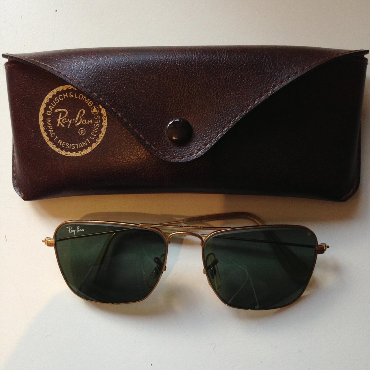 Ray ban caravan lente verde bottiglia originale anni... - Depop